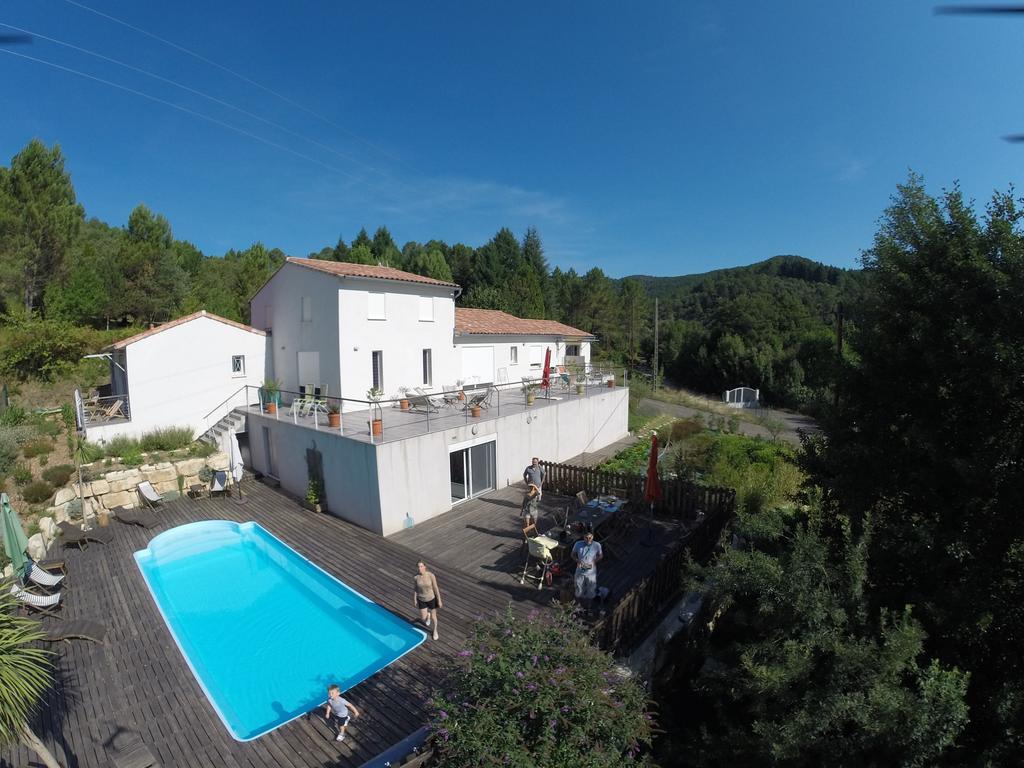 Face Au Gardon Bed and Breakfast Saint-Jean-du-Gard Esterno foto